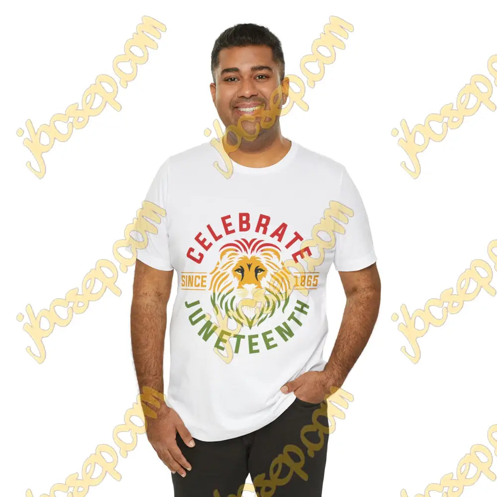 Celebrate Juneteenth Adult Unisex Jersey Short Sleeve Tee T-Shirt