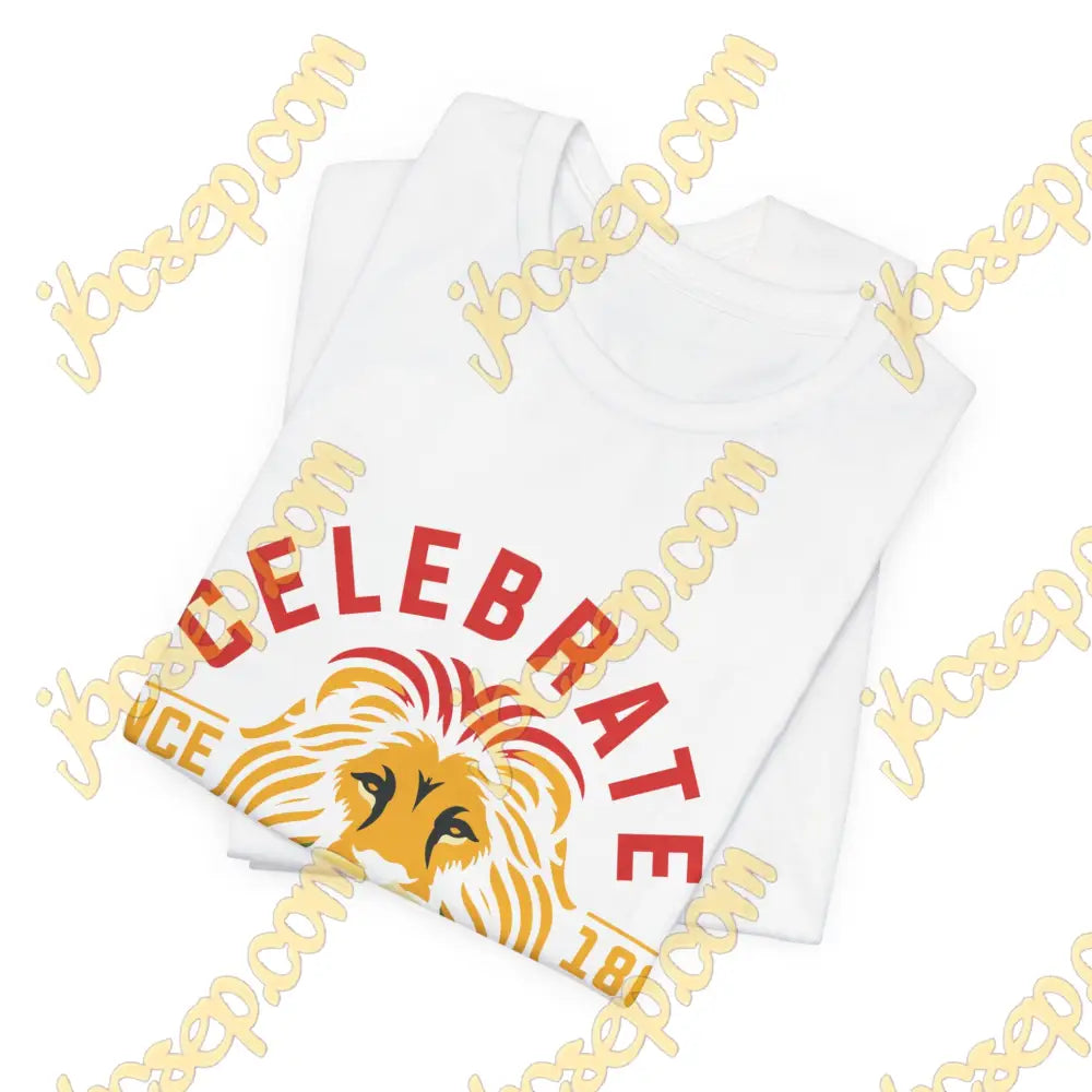 Celebrate Juneteenth Adult Unisex Jersey Short Sleeve Tee T-Shirt