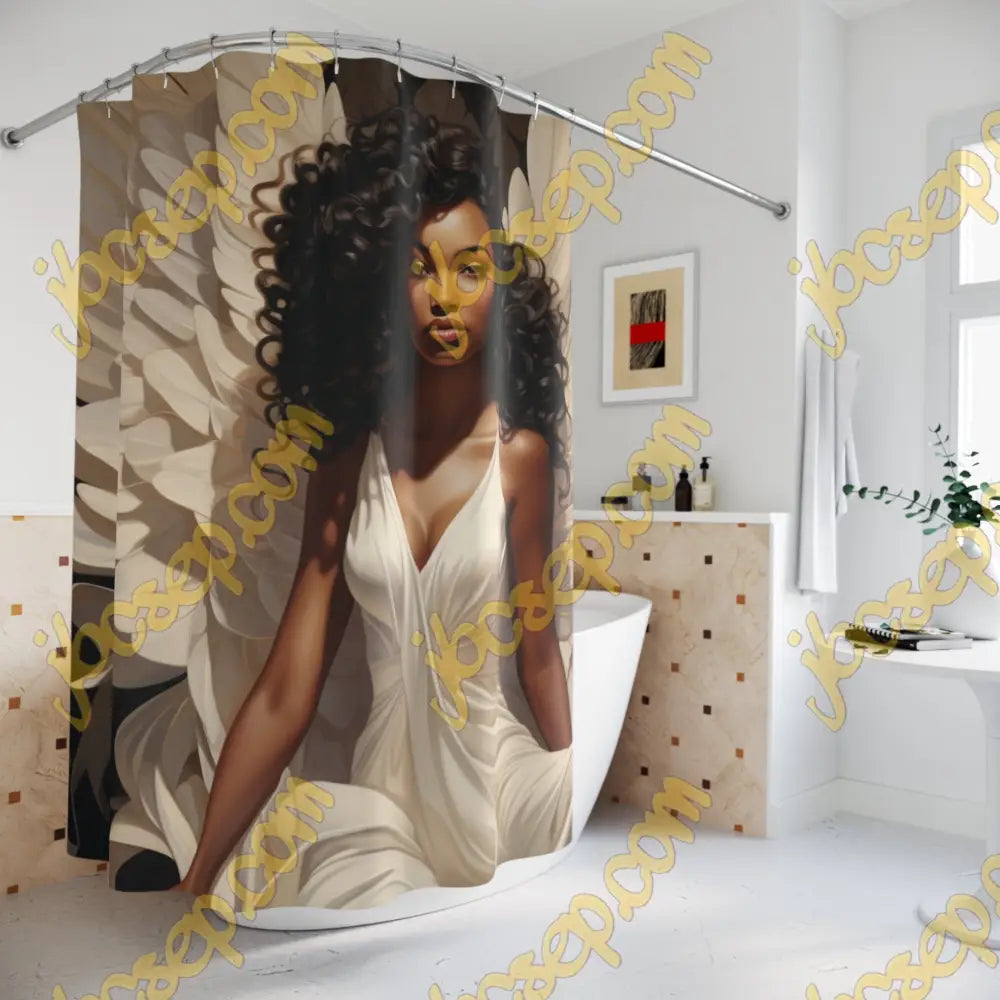 Epiphany Polyester Shower Curtain 71’ × 74’ Home Decor