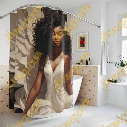 Epiphany Polyester Shower Curtain 71’ × 74’ Home Decor