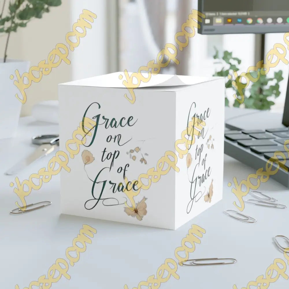 Grace On Top Of Note Cube Paper Products