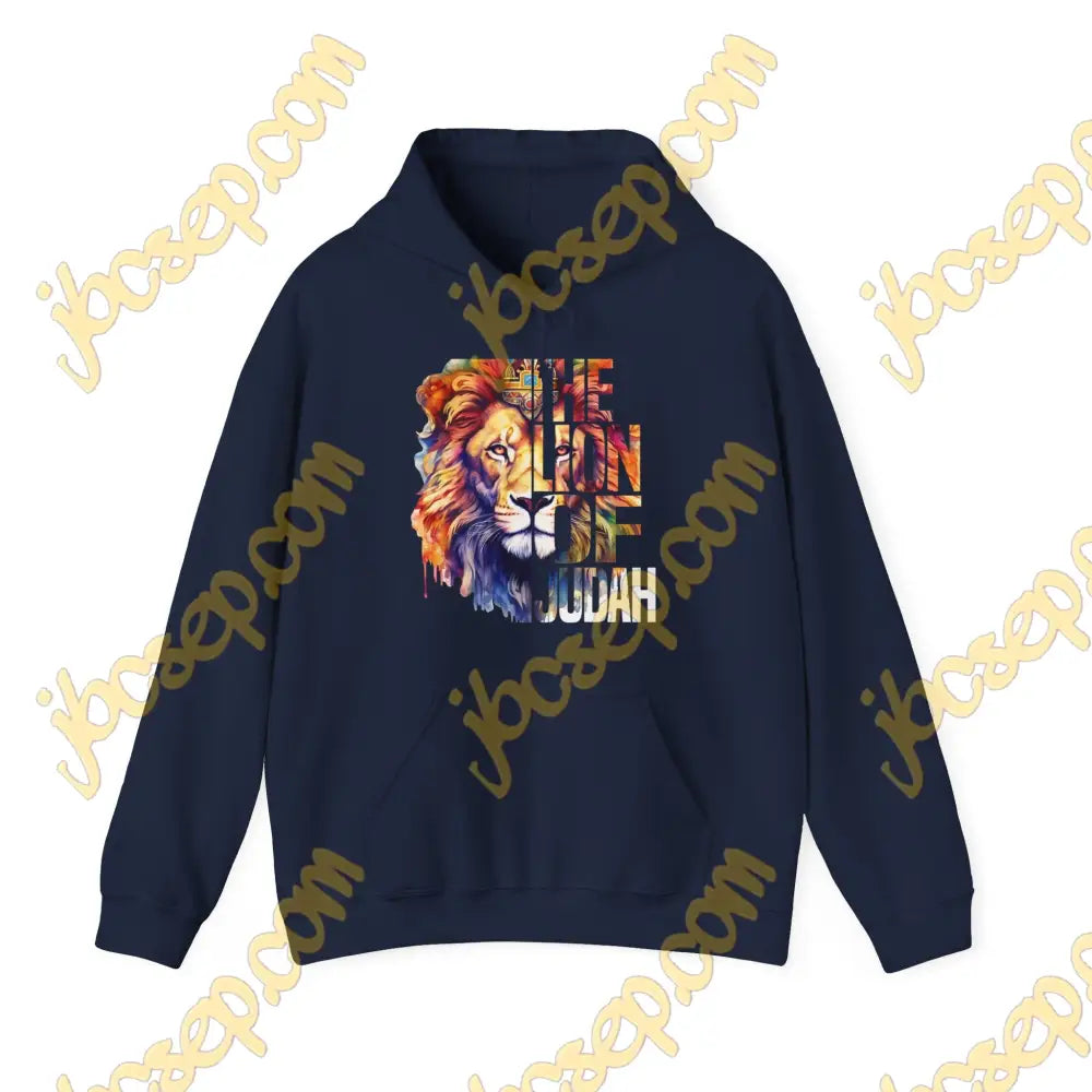 Lion Of Judah Men’s Heavy Blend Hoodie - Hooded Sweatshirt