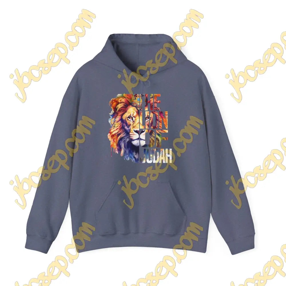 Lion Of Judah Men’s Heavy Blend Hoodie - Hooded Sweatshirt