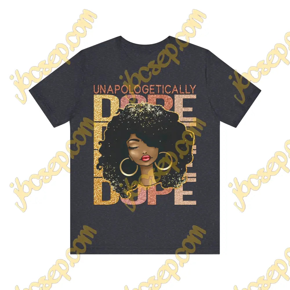 Unapologetically Dope Women’s Jersey Short Sleeve Tee Heather Navy / S T-Shirt