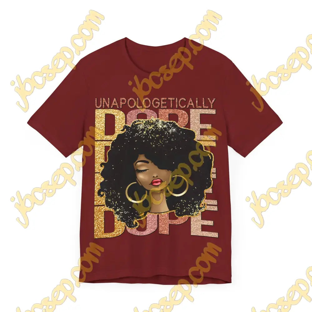 Unapologetically Dope Women’s Jersey Short Sleeve Tee T-Shirt